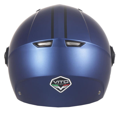 Casco Jet Vito Helmets MODA Blu Opaco