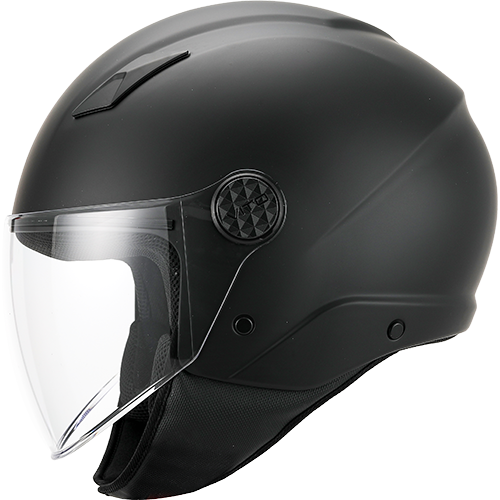 Casco Jet Vito Helmets UNO Nero Opaco