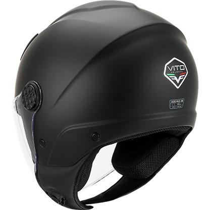 Casco Jet Vito Helmets UNO Nero Opaco