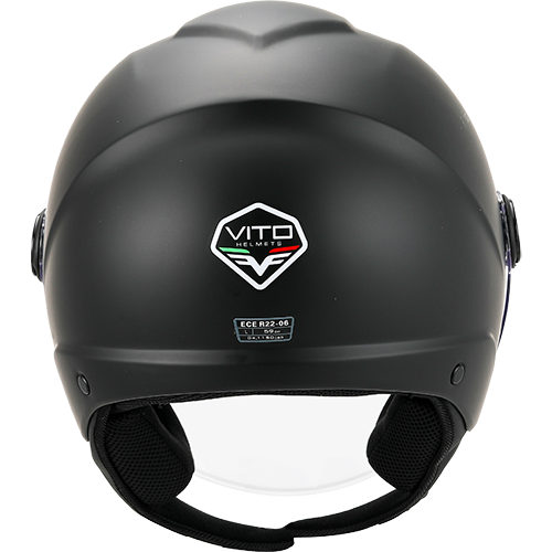 Casco Jet Vito Helmets UNO Nero Opaco