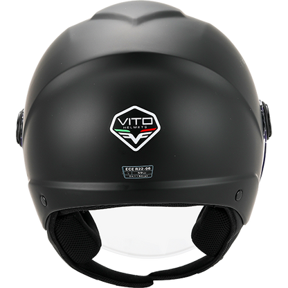 Casco Jet Vito Helmets UNO Nero Opaco