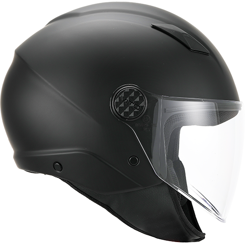 Casco Jet Vito Helmets UNO Nero Opaco