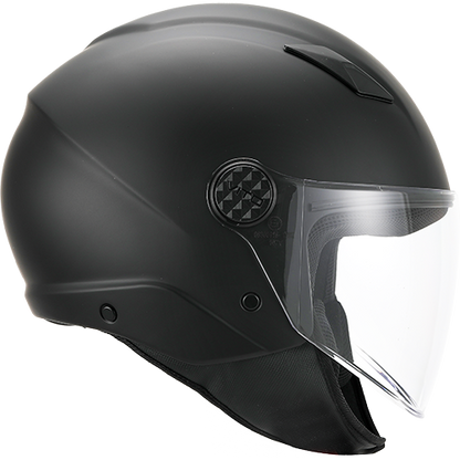 Casco Jet Vito Helmets UNO Nero Opaco