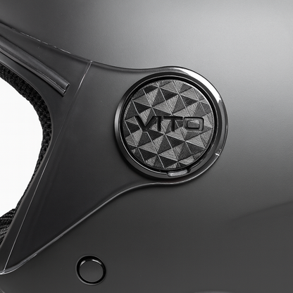 Casco Jet Vito Helmets UNO Nero Opaco