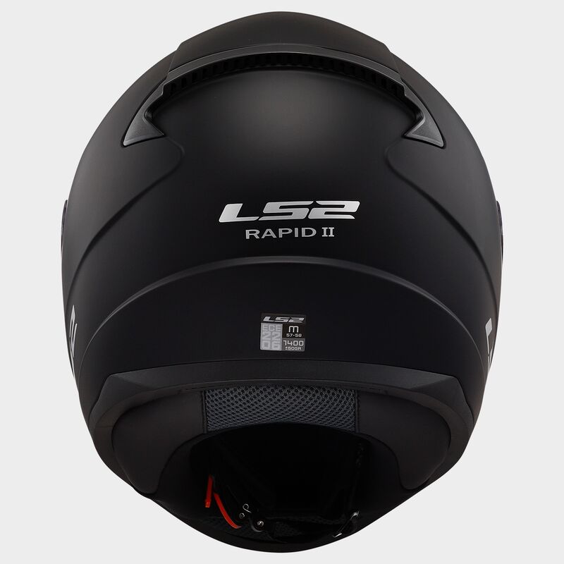 Casco Integrale LS2 RAPID II FF353 Solid Black Matt