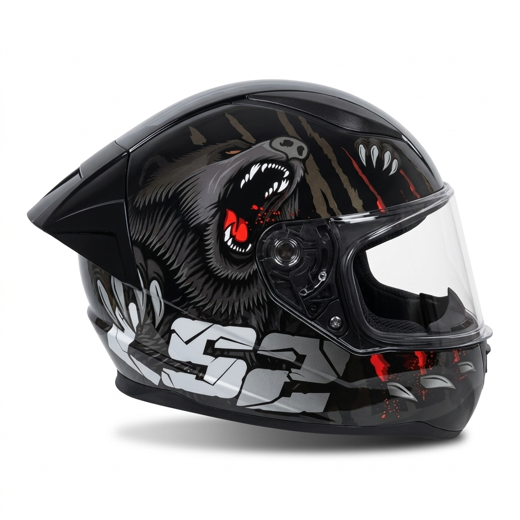 Casco Integrale LS2 FF353 RAPID II CLAW BLACK VERSIONE SPOILER
