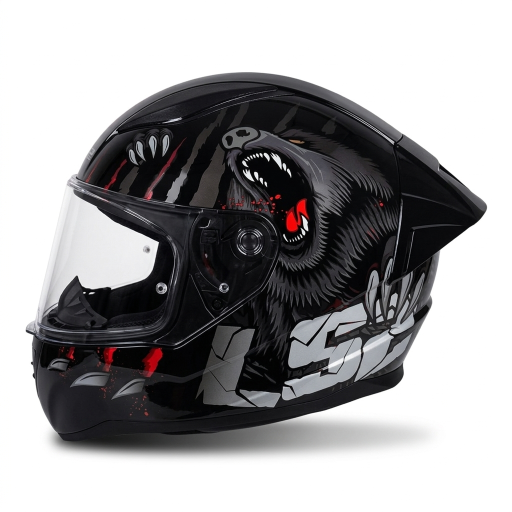 Casco Integrale LS2 FF353 RAPID II CLAW BLACK VERSIONE SPOILER