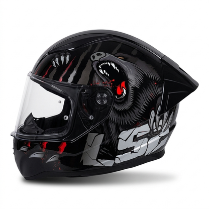 Casco Integrale LS2 FF353 RAPID II CLAW BLACK VERSIONE SPOILER