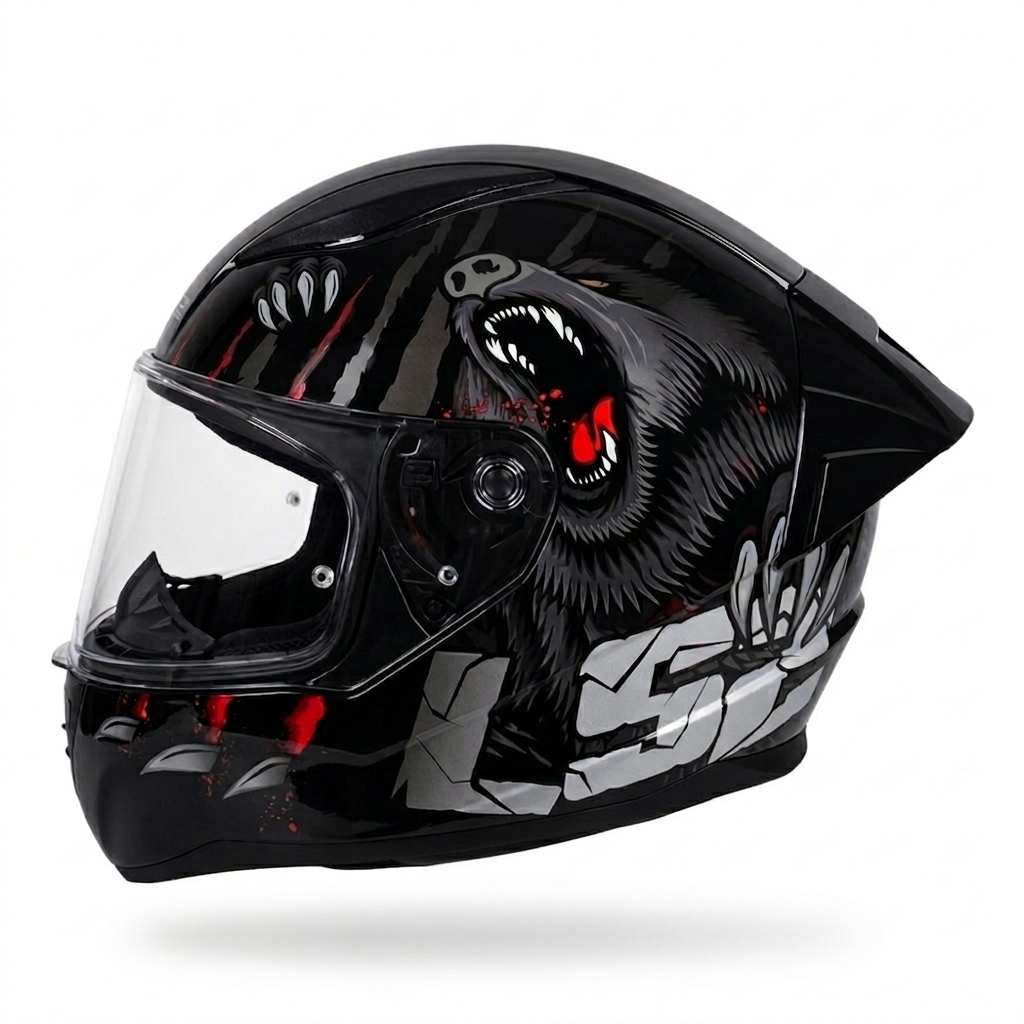 Casco Integrale LS2 FF353 RAPID II CLAW BLACK VERSIONE SPOILER
