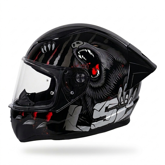 Casco Integrale LS2 FF353 RAPID II CLAW BLACK VERSIONE SPOILER
