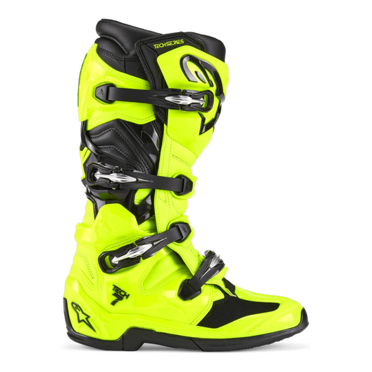 Stivali Motocross Off-Road Alpinestars Tech 7 Giallo Fluo Nero