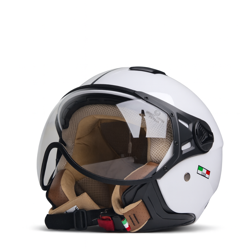 Casco Jet Vito Helmets MODA Shiny White