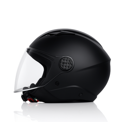 Casco Jet Vito Helmets UNO Nero Opaco