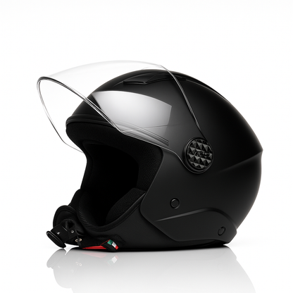 Casco Jet Vito Helmets UNO Nero Opaco