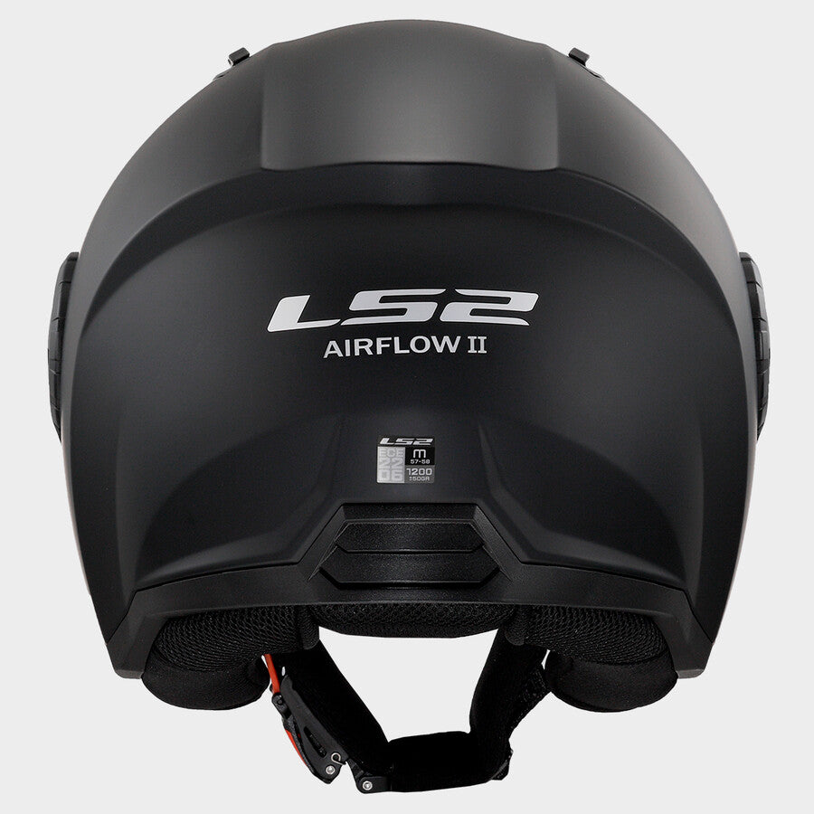 Casco Jet LS2 OF616 AIRFLOW II  Solid Matt Black