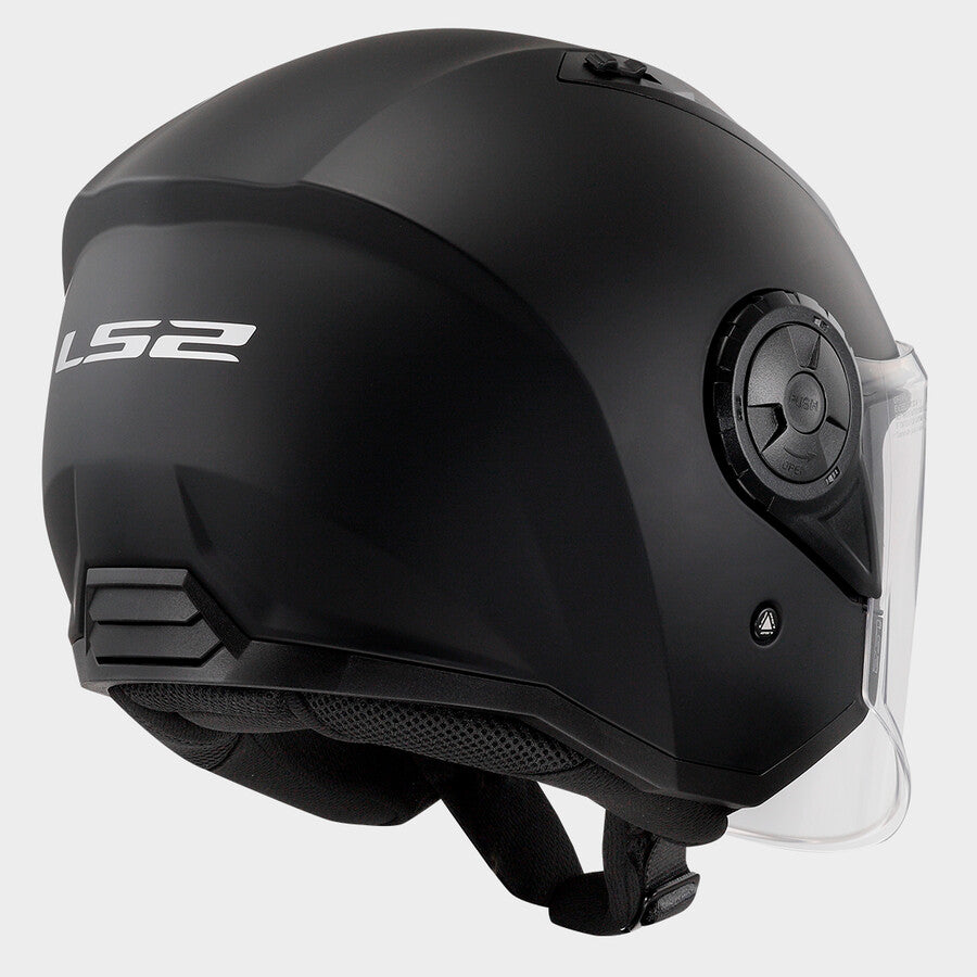 Casco Jet LS2 OF616 AIRFLOW II  Solid Matt Black