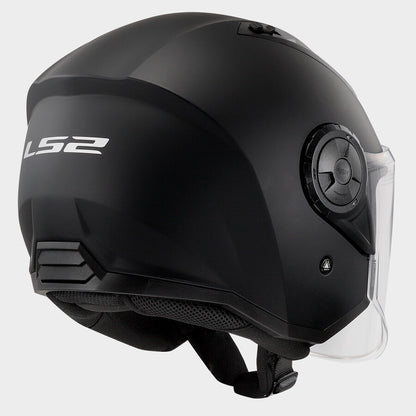 Casco Jet LS2 OF616 AIRFLOW II  Solid Matt Black
