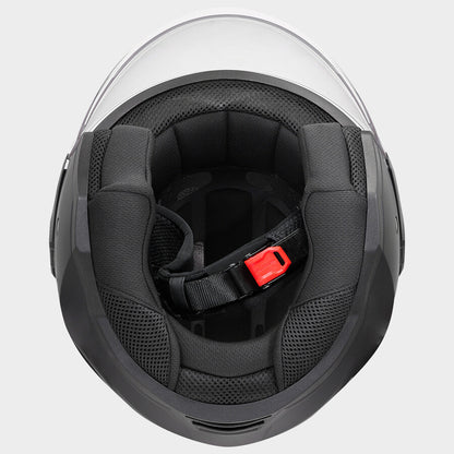 Casco Jet LS2 OF616 AIRFLOW II  Solid Matt Black