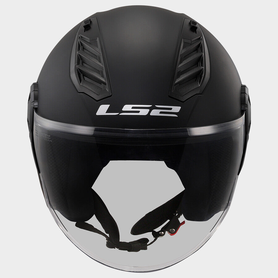 Casco Jet LS2 OF616 AIRFLOW II  Solid Matt Black