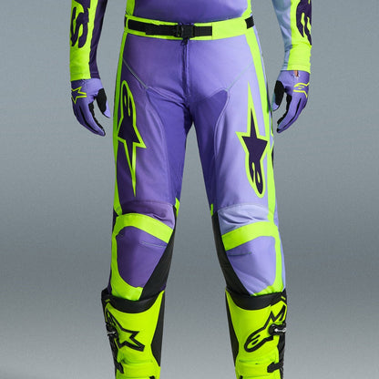 Completo Motocross Alpinestars Racer Portl Purple Yellow Fluo (Magl. M Pant. 32)