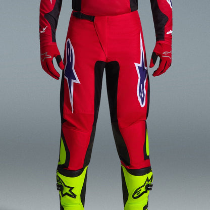 Completo Motocross Alpinestars Fluid Grid 2026 Red Black Purple (Magl. L Pant. 34)