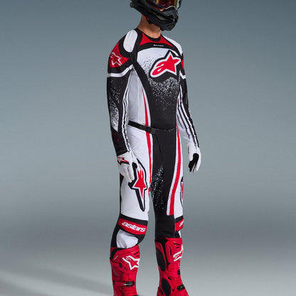 Completo Motocross Alpinestars Techstar Nomur Black White Red (Magl. L Pant. 34)