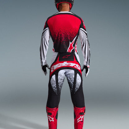 Completo Motocross Alpinestars Techstar Nomur Black White Red (Magl. L Pant. 34)