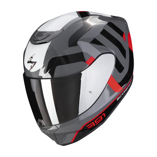 Casco Integrale Scorpion EXO-391 AROK 139-417-313 Grey-Red-Black