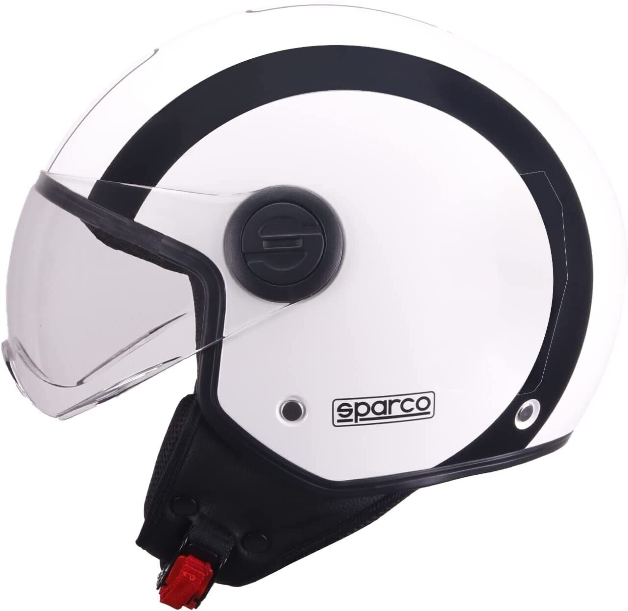 Casco Sparco SP601 Bianco Nero Lucido