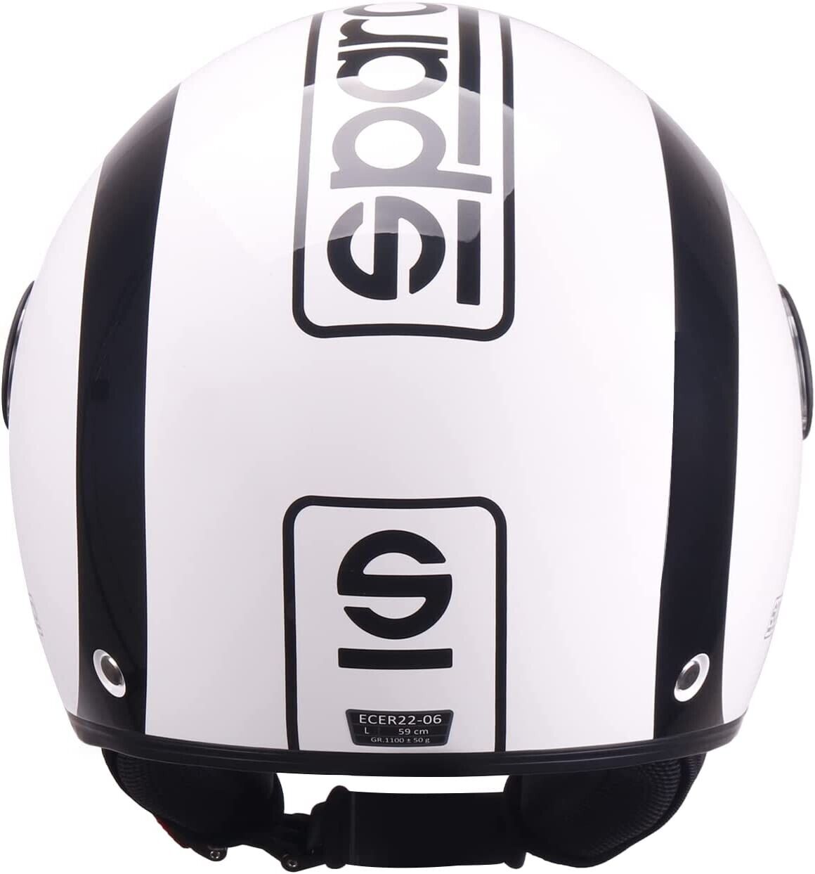 Casco Sparco SP601 Bianco Nero Lucido