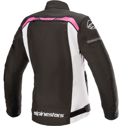 Giacca Da Moto Donna Alpinestars Stella T-SP S Waterproof Nero Bianco Fucsia 3210120-1239-S