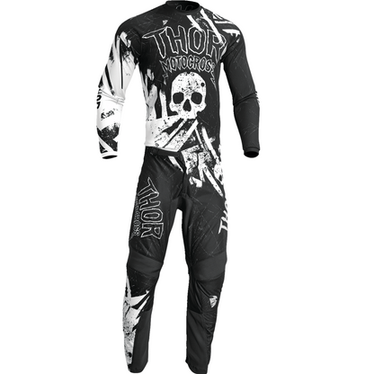 Completo Motocross Bimbo Sector Gnar Black/White (Magl. S Pant. 26)