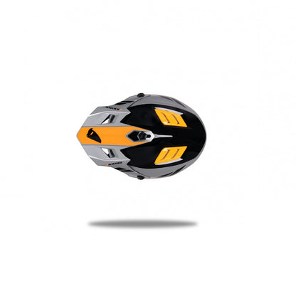 Casco Motocross Bimbo Ufo Plast Korey Jaking Grigio Arancione