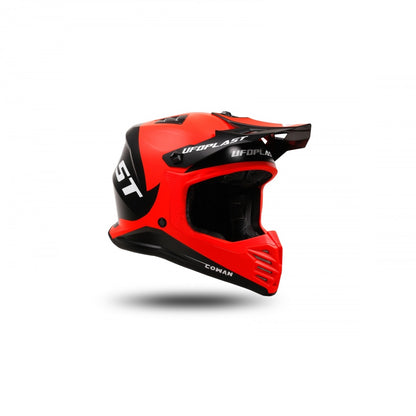 Casco Motocross Bimbo Ufo Plast Korey Cowan Nero Rosso