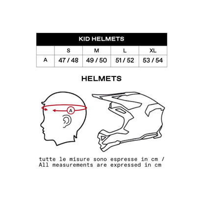 Casco Motocross Bimbo Ufo Plast Korey Cowan Nero Rosso