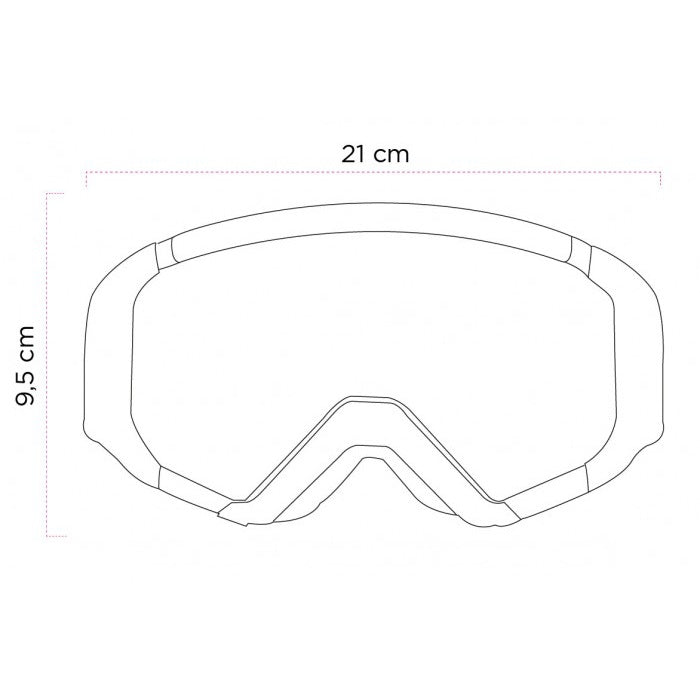 Maschera Motocross Ethen MX05165 05R