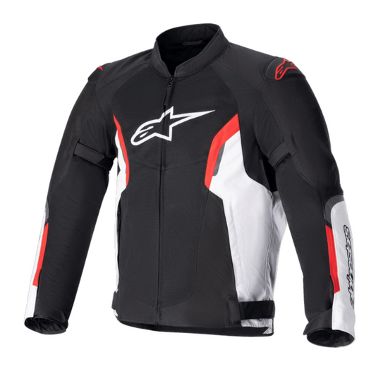 Giacca Da Moto Estiva Alpinestars AST v2 AIR Nero Bianco Rosso Brillante
