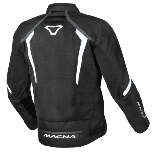 Giacca Da Moto Estiva Macna Grisco Black White