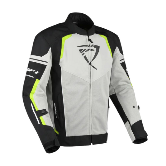 Giacca Da Moto Estiva Difi Estoril Air Grey Black Yellow