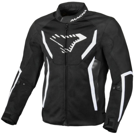 Giacca Da Moto Estiva Macna Grisco Black White