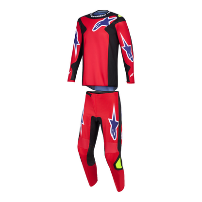 Completo Motocross Alpinestars Fluid Grid 2026 Red Black Purple (Magl. L Pant. 34)