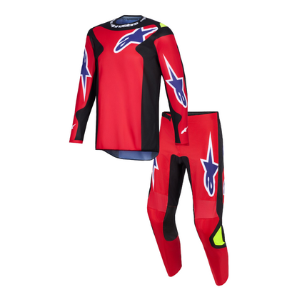 Completo Motocross Alpinestars Fluid Grid 2026 Red Black Purple (Magl. L Pant. 34)