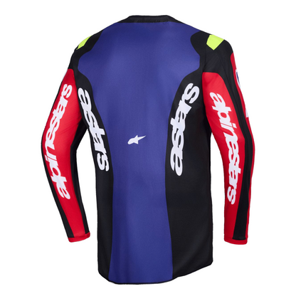 Completo Motocross Alpinestars Fluid Grid 2026 Red Black Purple (Magl. L Pant. 34)