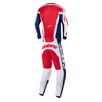 Completo Motocross Alpinestars Racer Riway White Blue Red (Magl. M Pant. 32)