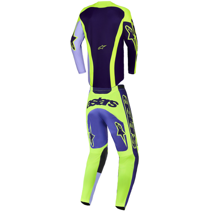 Completo Motocross Alpinestars Racer Portl Purple Yellow Fluo (Magl. M Pant. 32)