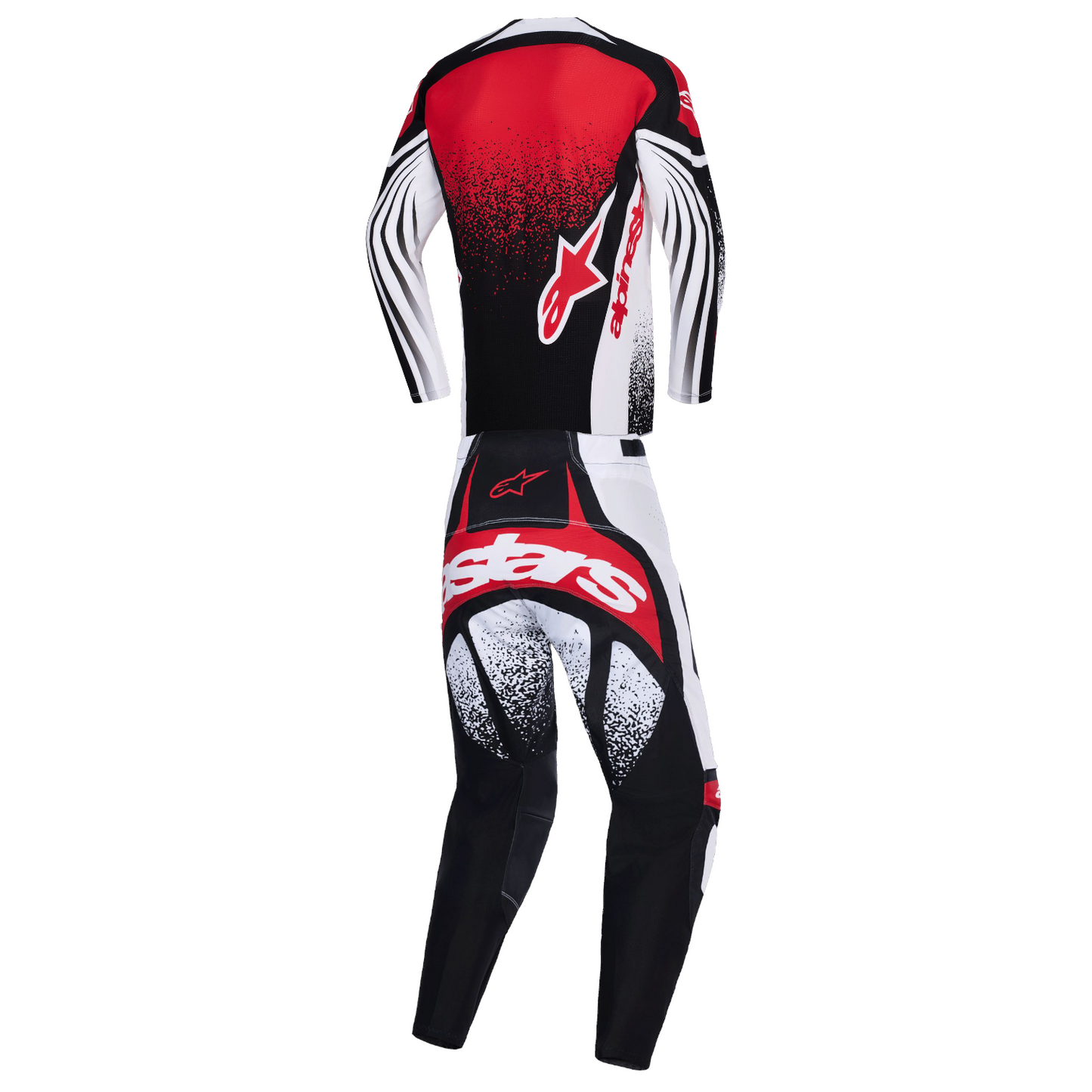 Completo Motocross Alpinestars Techstar Nomur Black White Red (Magl. L Pant. 34)