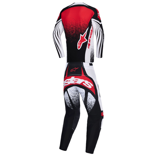 Completo Motocross Alpinestars Techstar Nomur Black White Red (Magl. L Pant. 34)