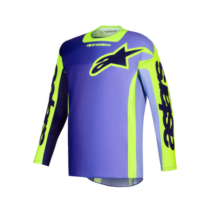 Completo Motocross Alpinestars Racer Portl Purple Yellow Fluo (Magl. M Pant. 32)