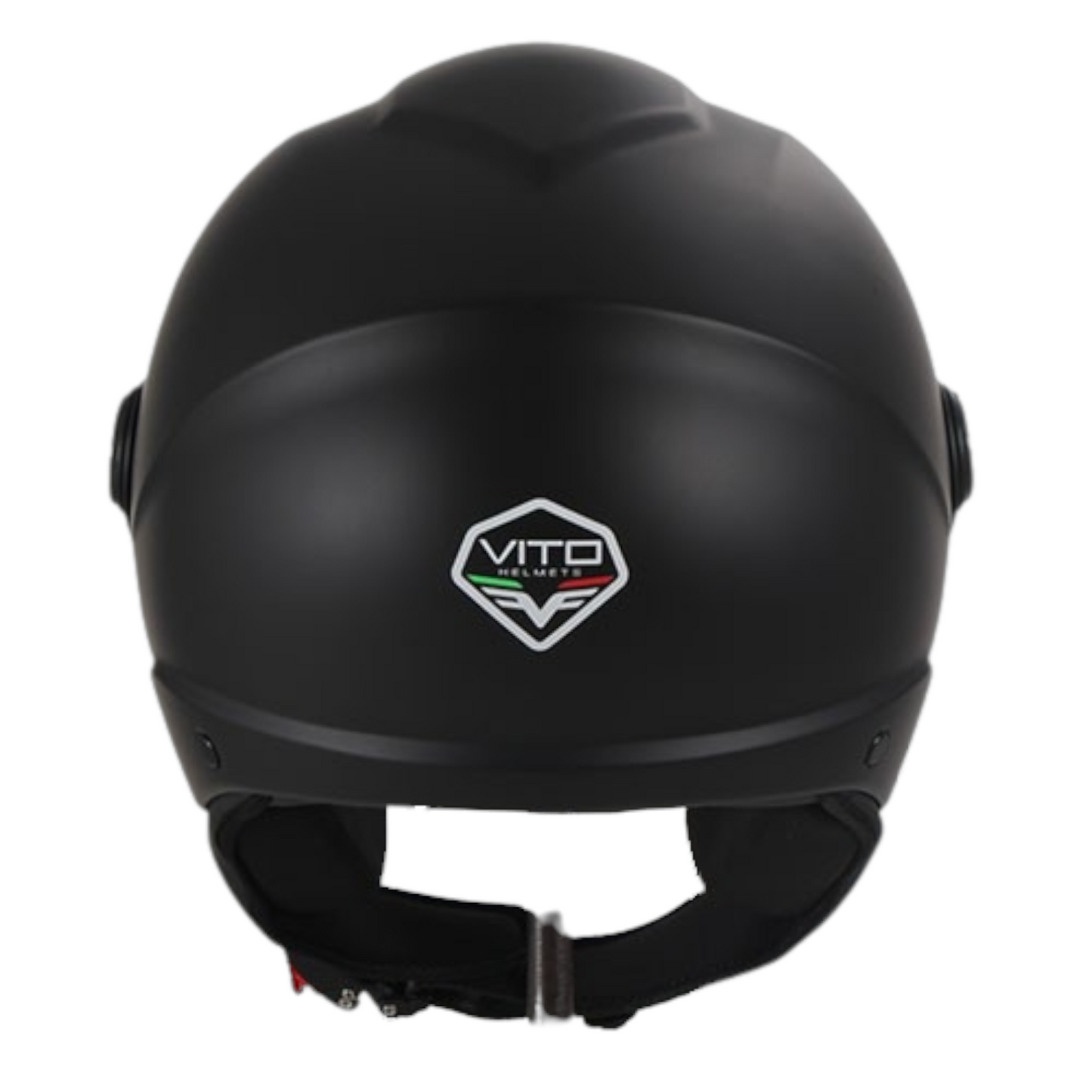 Casco Jet Vito Helmets Doppia Visiera Lavori Matt Black