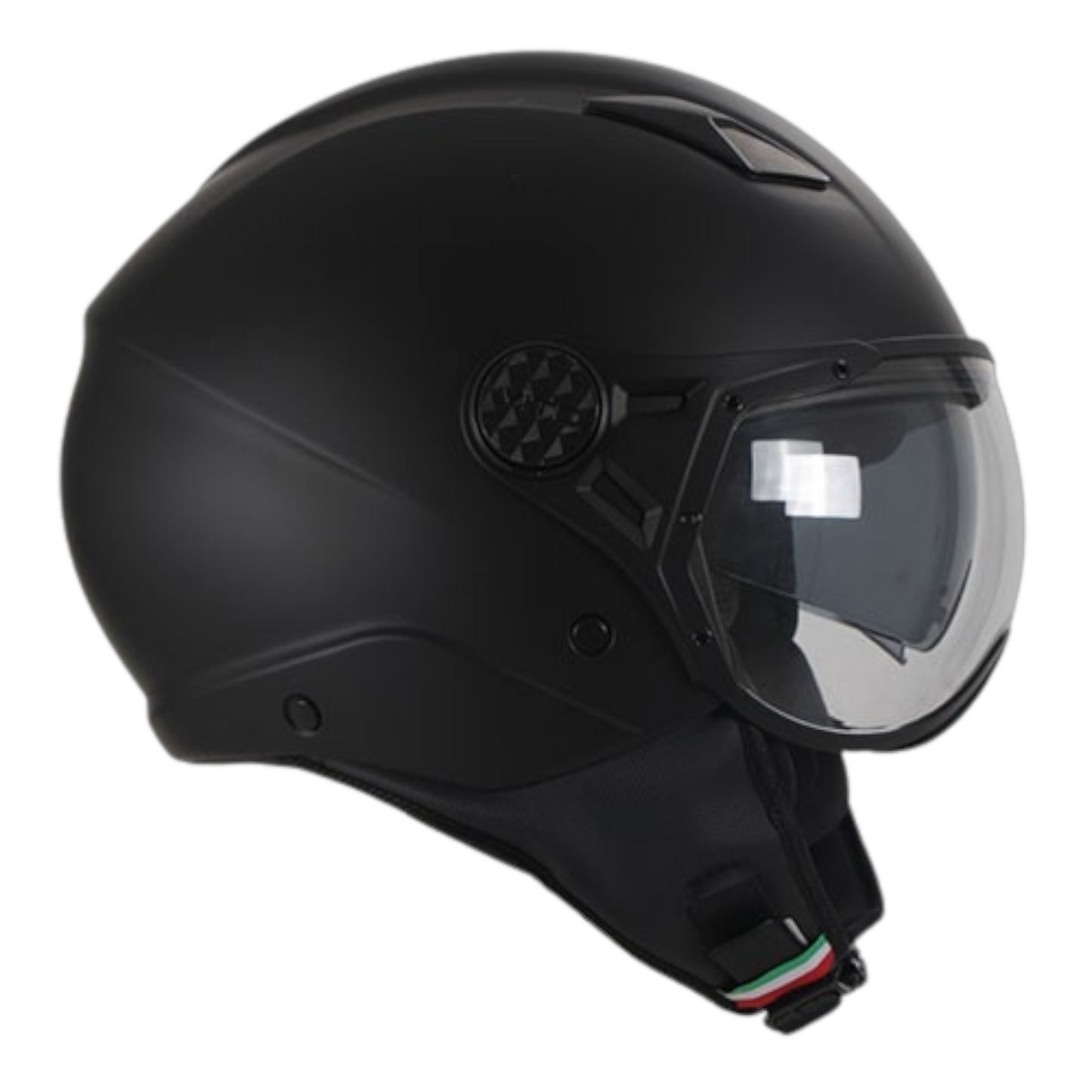 Casco Jet Vito Helmets Doppia Visiera Lavori Matt Black